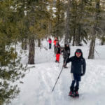 Tahoe Snowshoe Tours Sunset Full New Moon