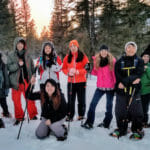 Tahoe Snowshoe Tours Sunset Full New Moon
