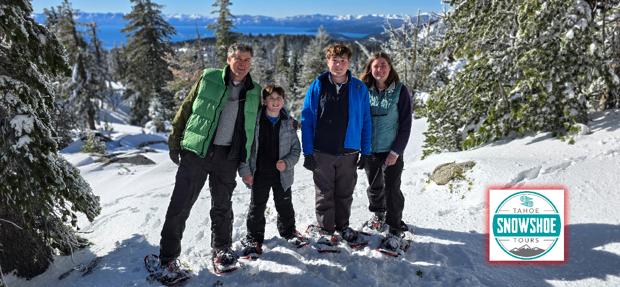Experience gift certificate for a guided snowshoe adventure in Lake Tahoe.
